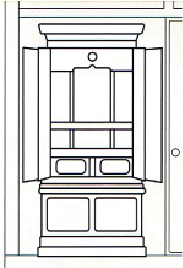 半間仏間用仏壇